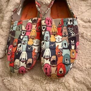 Skechers Multicolor Dog Print Slip-On Shoes